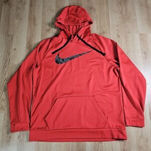 Nike Hoodie Men XL Pullover Athletic Dri Activewear Center Swoosh‎ Performance